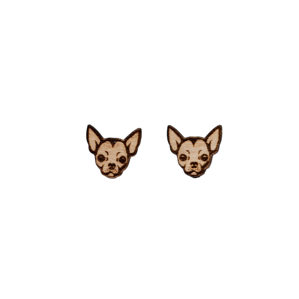 Chihuahua Stud Earrings