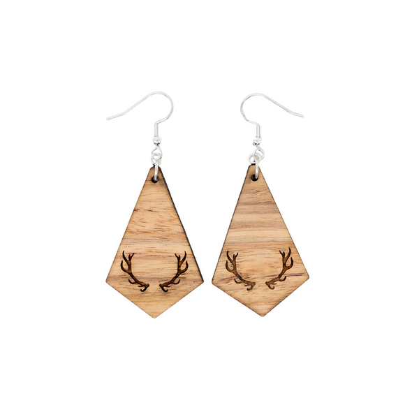 Elk Antler Earrings