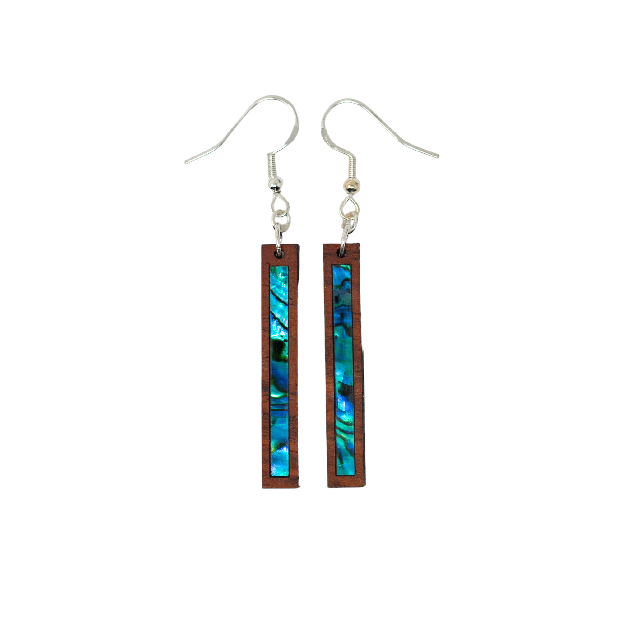 Rectangle Earrings Cocobolo