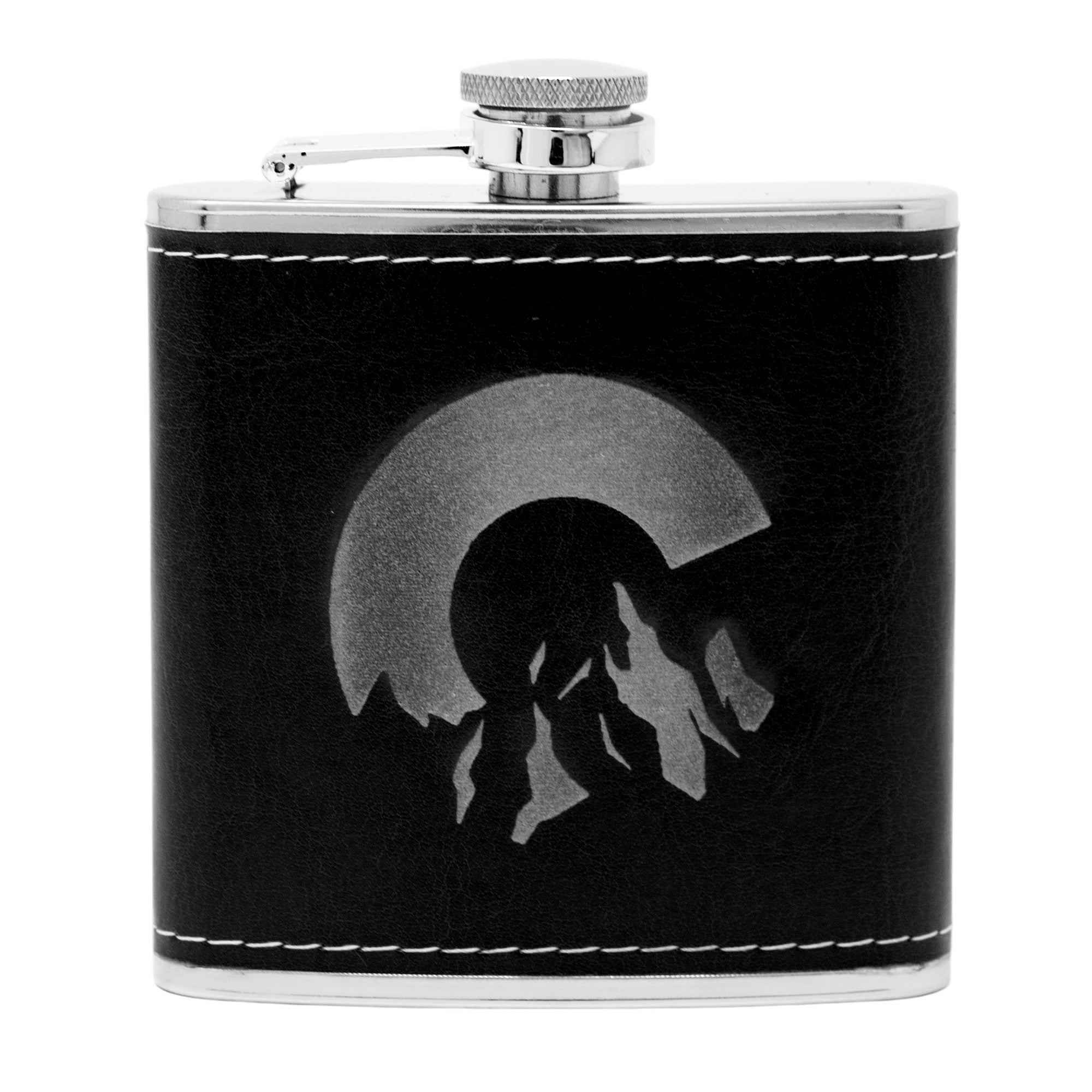 CO Leather Flask