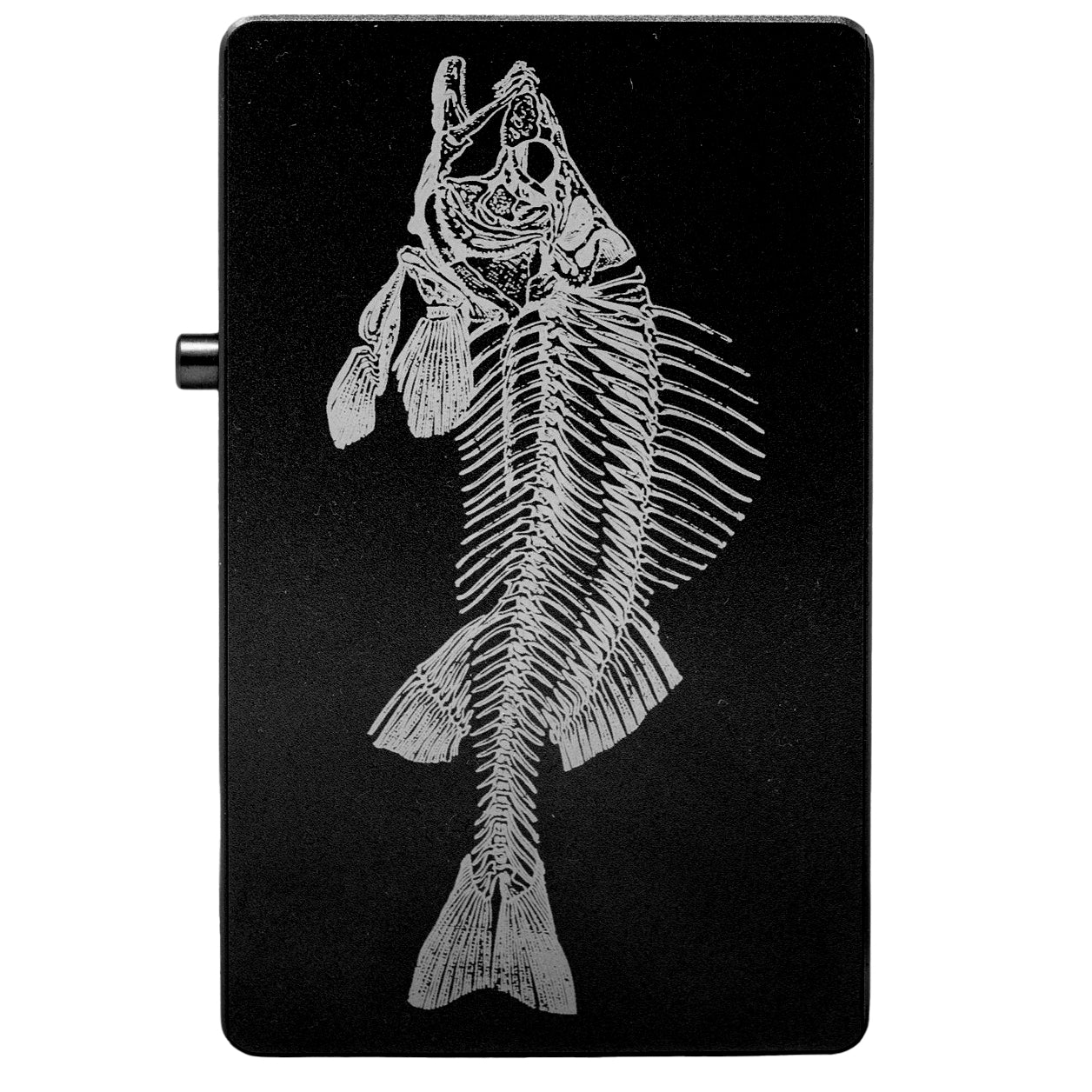 Metal Magnetic Wallet Fish Skeleton