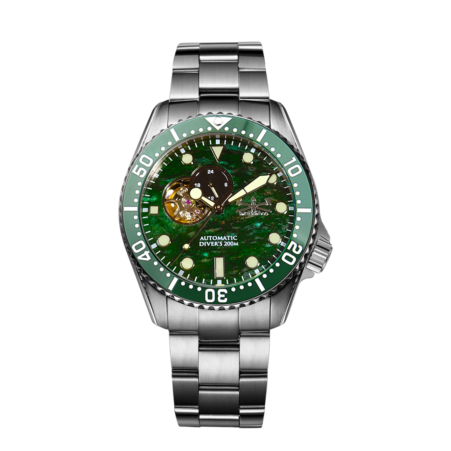 Seawolf Watch - Green Turquoise – SwitchWood