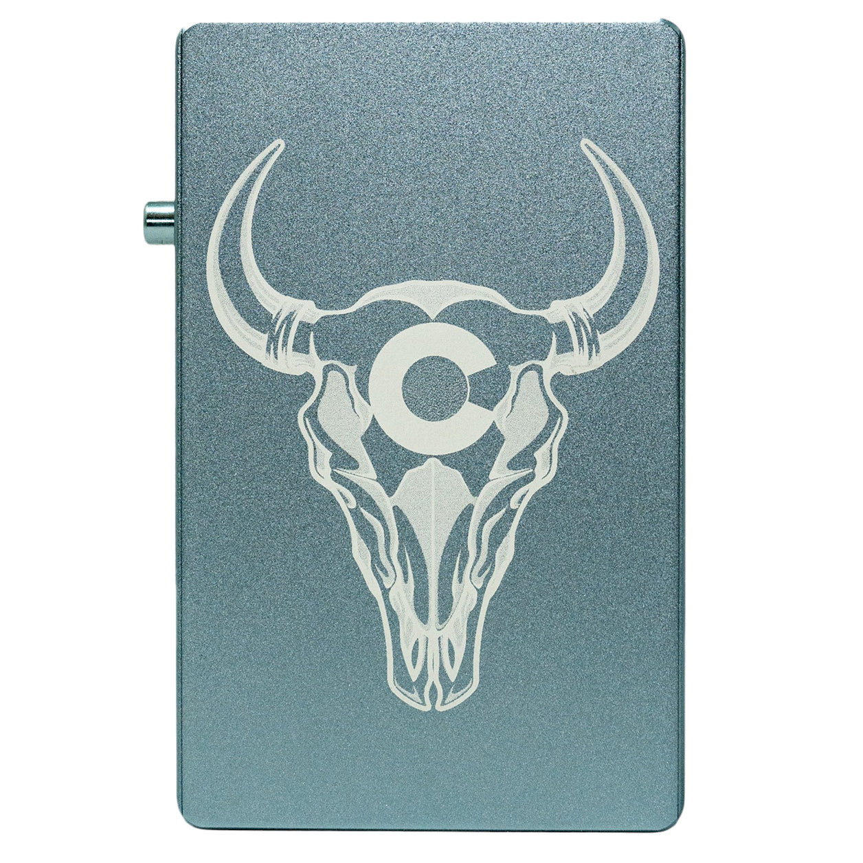 Metal Magnetic Wallet Eric's Bison Skull