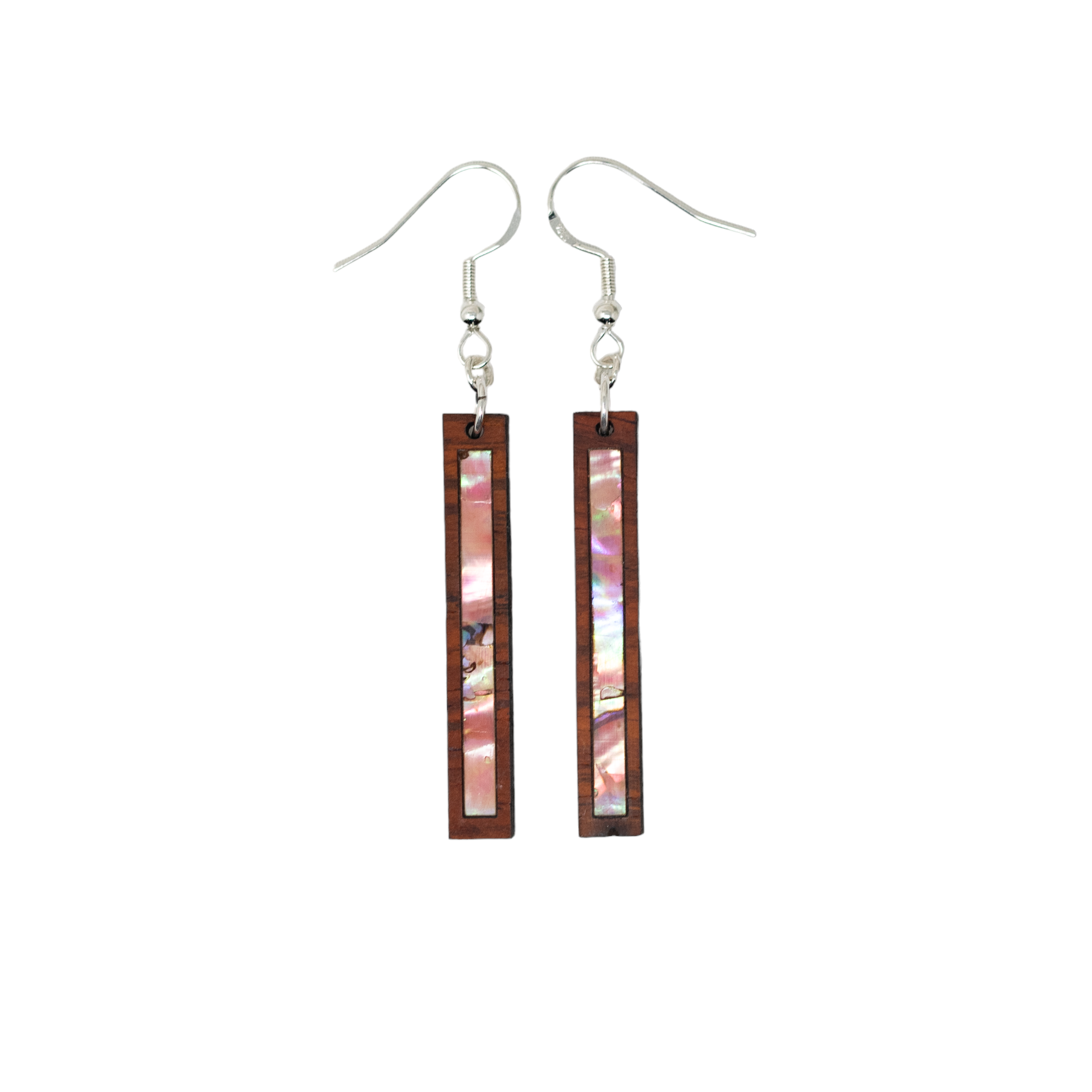 Rectangle Earrings Cocobolo