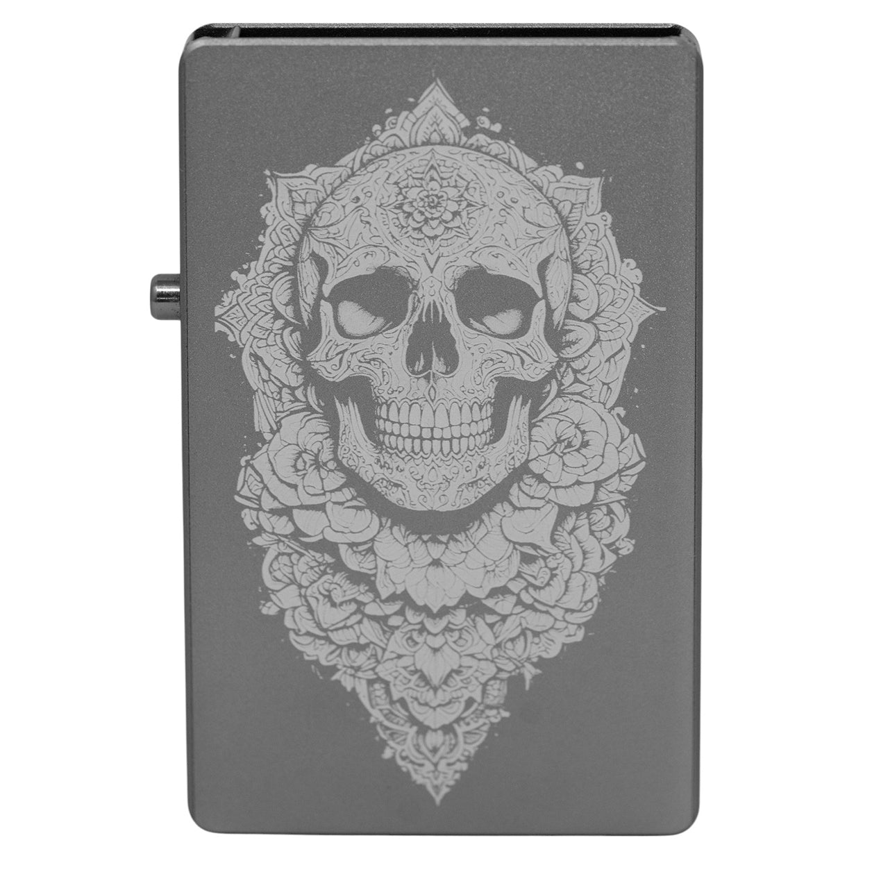 Metal Magnetic Wallet Skull