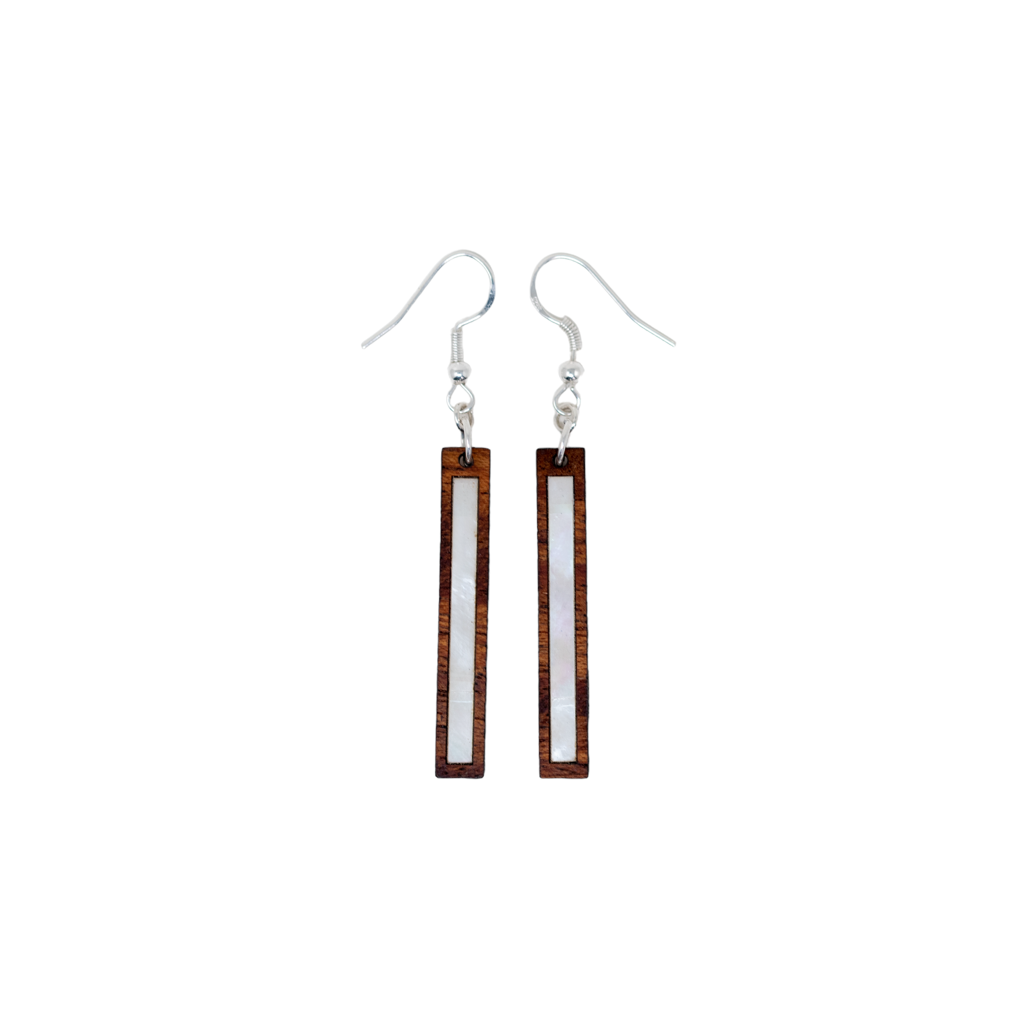 Rectangle Earrings Cocobolo