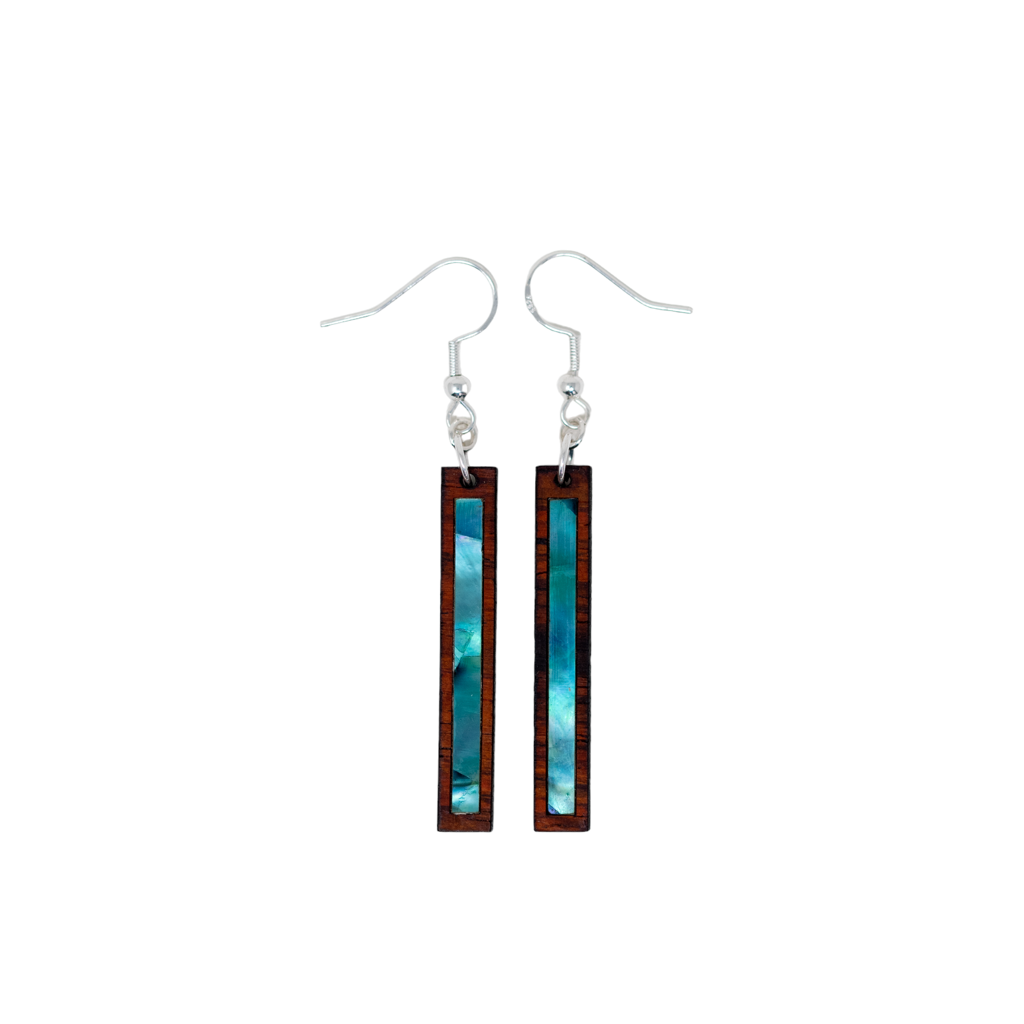 Rectangle Earrings Cocobolo