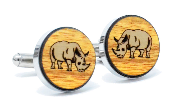 Golden Rhino Cufflinks