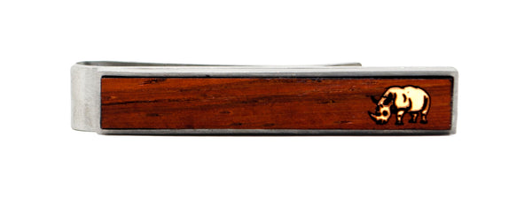 Golden Rhino Tie Bar