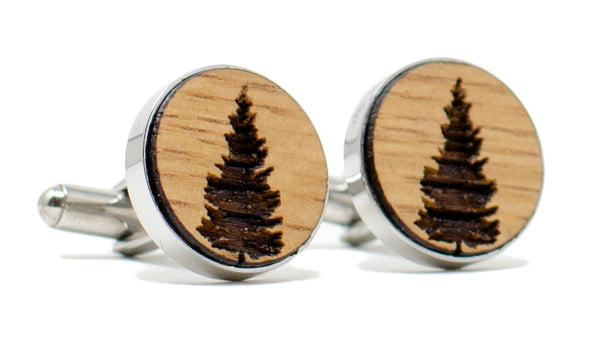 Pine Tree Cuff Links